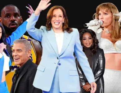 celebrities endorsing Harris