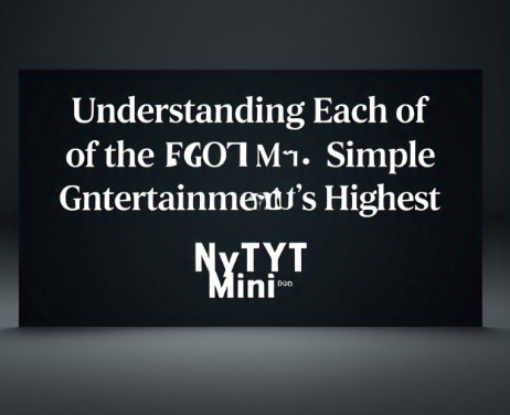 each of the letters in EGOT NYT Mini