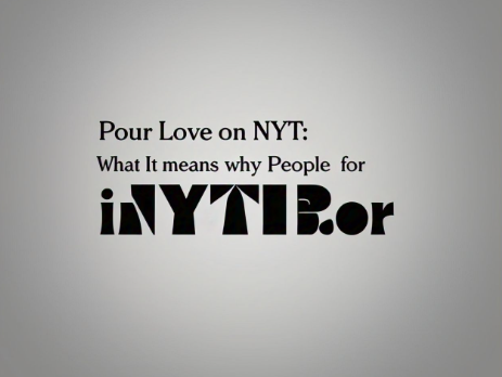 Pour Love on NYT
