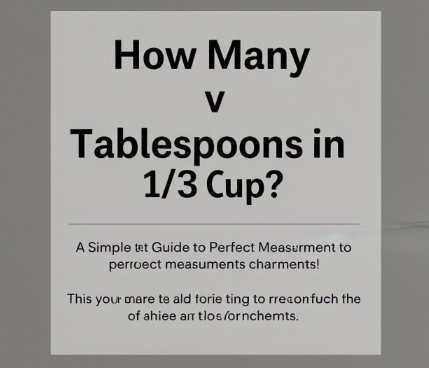 how many tablespoons in 1/3 cup
