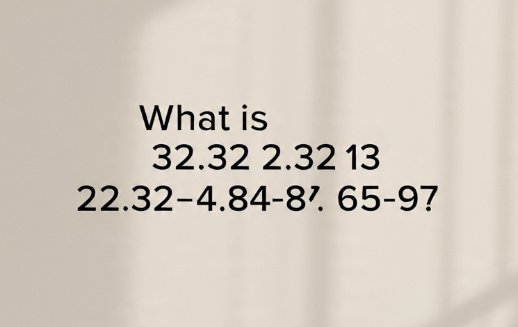 32.32 2.32-4.84-4.84 65-97