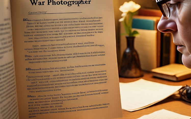 war photographer analysis